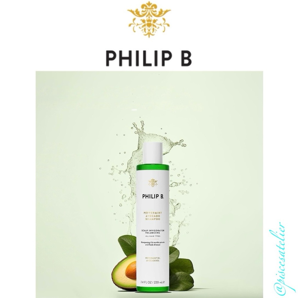 Philip B Peppermint Avocado Shampoo, 7.4 FL OZ.